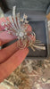 Vintage 2.10 Carats Diamonds Platinum 18 Carats White Gold Sheaf Brooch