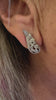 Diamonds 18 Carats White Gold Wings Earrings