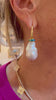 Boucles d'Oreilles Perles Baroques Opales Or Jaune 18 Carats