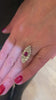 Burmese Ruby Diamonds Platinum 18 Carat Yellow Gold Marquise Ring