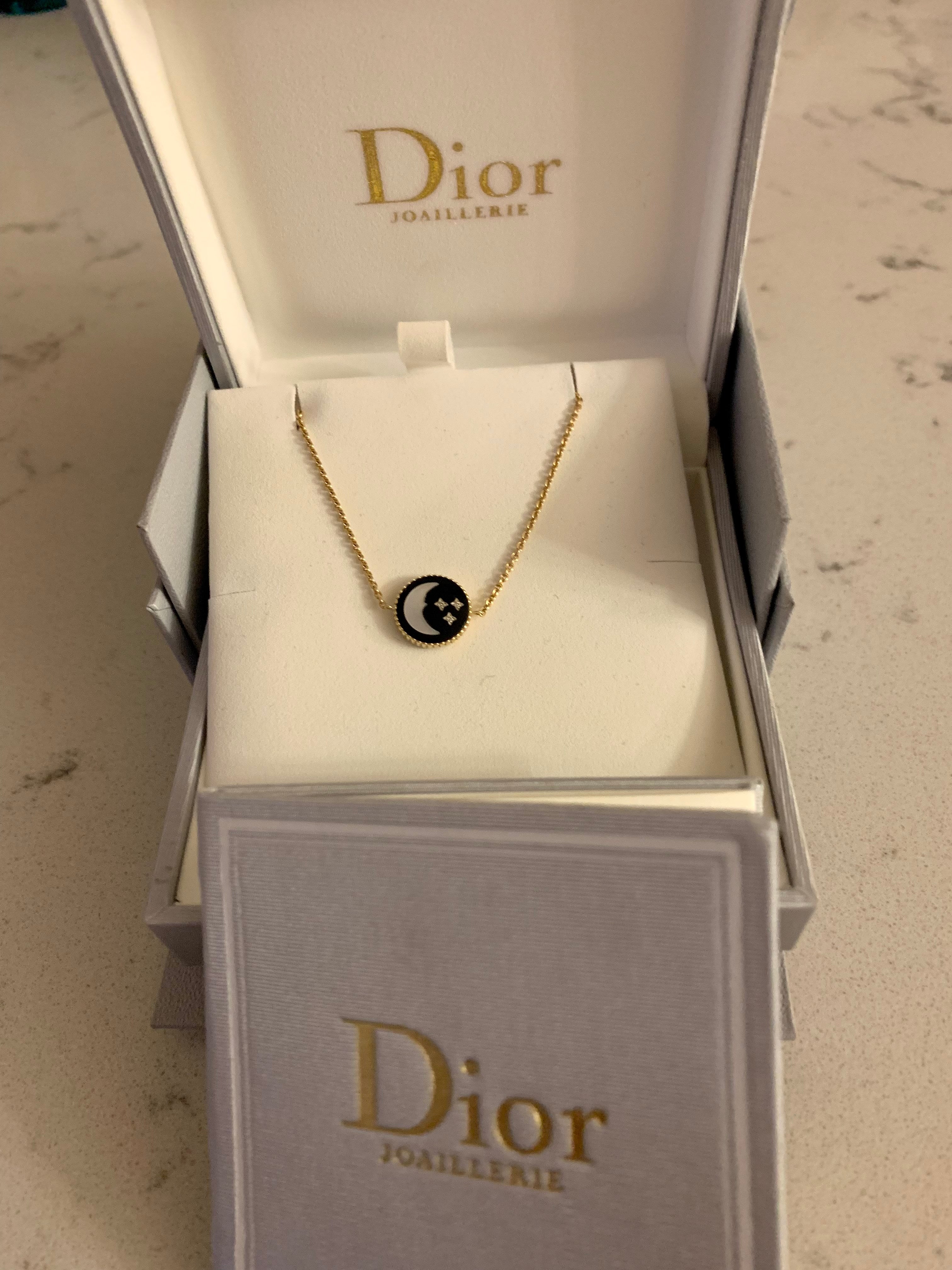 Christian Dior Rose de Vents Long Necklace
